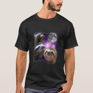 Sloth Shirt - Tre platser Måne parodi Varg Memb T