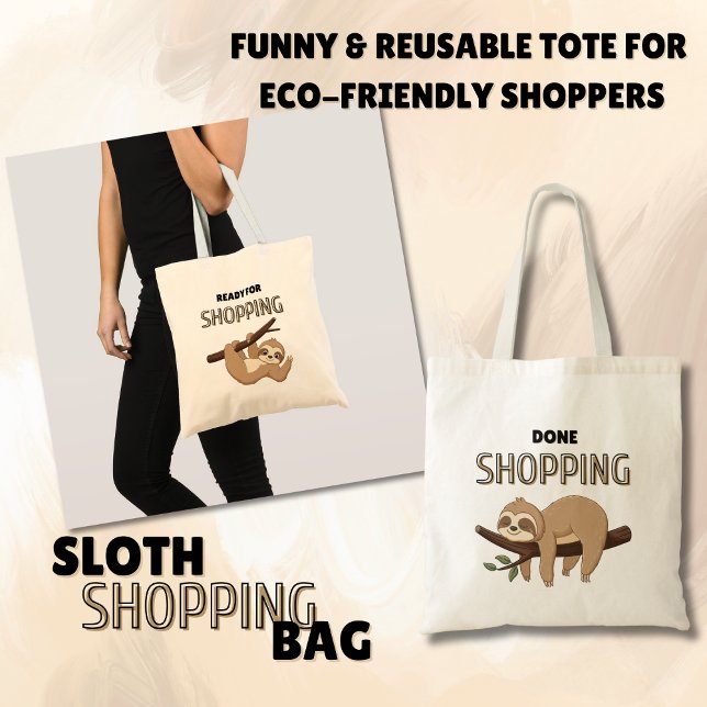 Sloth Shopping bag Tygkasse (Skapare uppladdad)