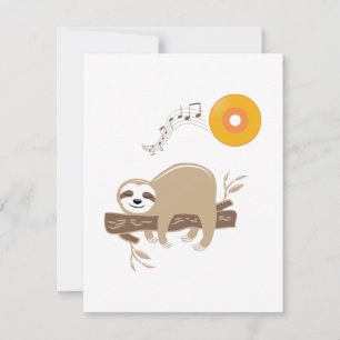 Sloth Sleeping på Music Vinyl Record Sol