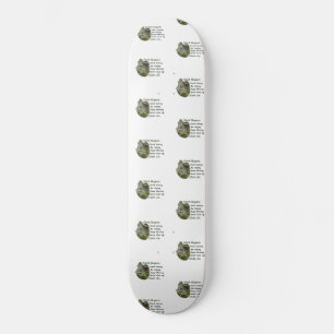 Sloth Slogans - Sloth On Mini Skateboard Bräda 18,5 Cm