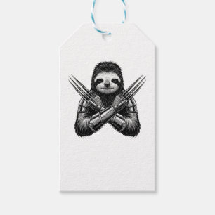 Sloth Slotherine Halloween Presentetikett