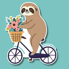 Sloth Slow Ride Watersecure Klistermärken