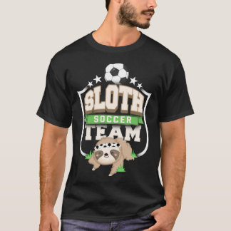 Sloth Soccer-hjärtslag T Shirt