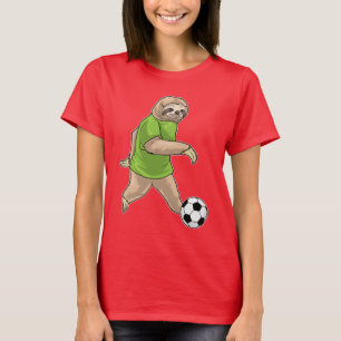 Sloth Soccer-spelare - fotbollsspelare T Shirt