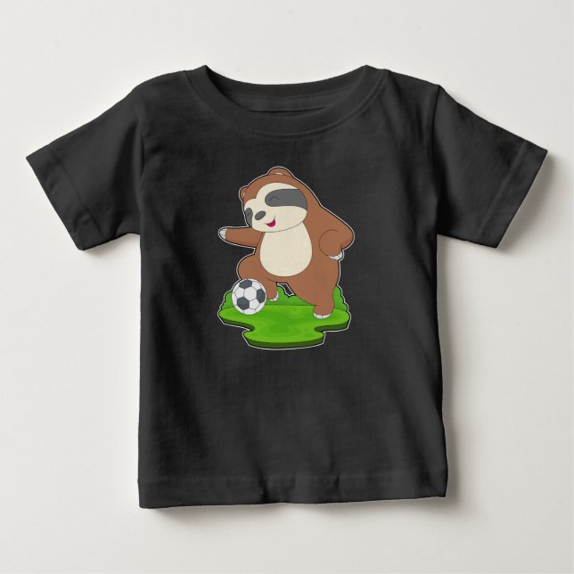 Sloth Soccer-spelare - fotbollsspelare T Shirt (Framsida)