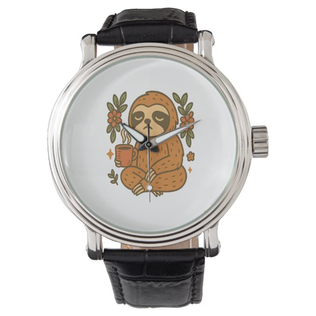 Sloth Spela Guitar Armbandsur (Framsida)