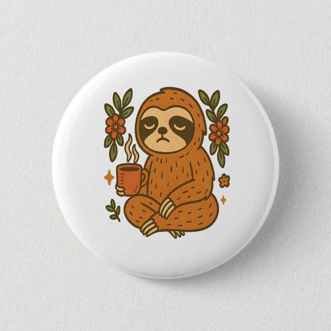 Sloth Spela Guitar Knapp (Framsida)
