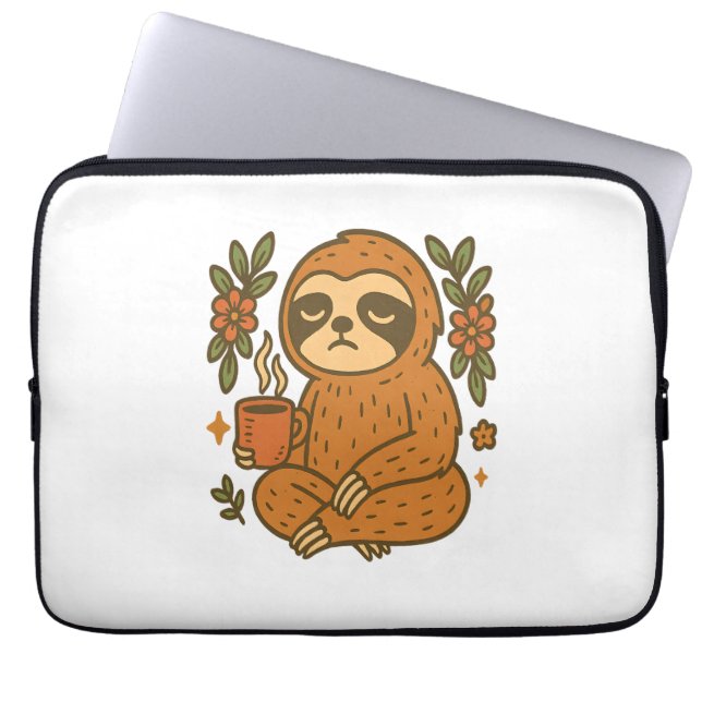 Sloth Spela Guitar Laptop Fodral (Framsidan)