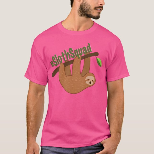 Sloth Squad T Shirt (Framsida)