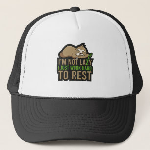 Sloth Ssov Rest Animal Slappna av Lazy Cute Nap Keps