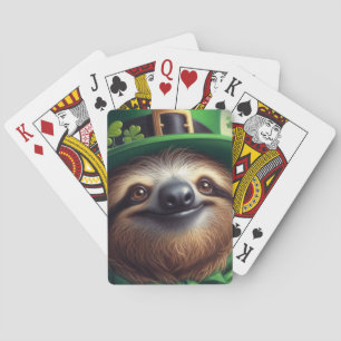 Sloth St paddys day Casinokort