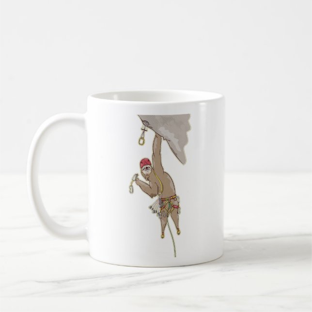 Sloth sten klättring kaffemugg (Vänster)
