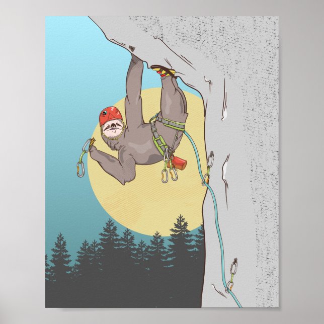 Sloth Sten klättring Poster (Framsidan)