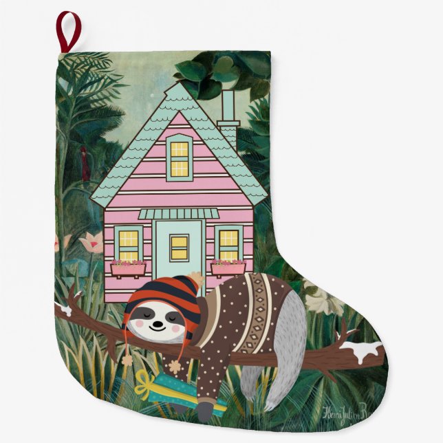 Sloth Stor Julstrumpa (Framsidan)