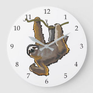sloth stor klocka