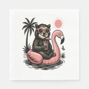 Sloth Summer Vibes Pappersservett