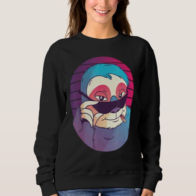 Sloth Sunglasses T Shirt (Framsida)