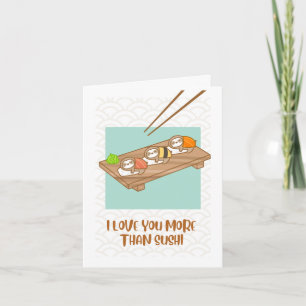 Sloth Sushi-årskort Kort