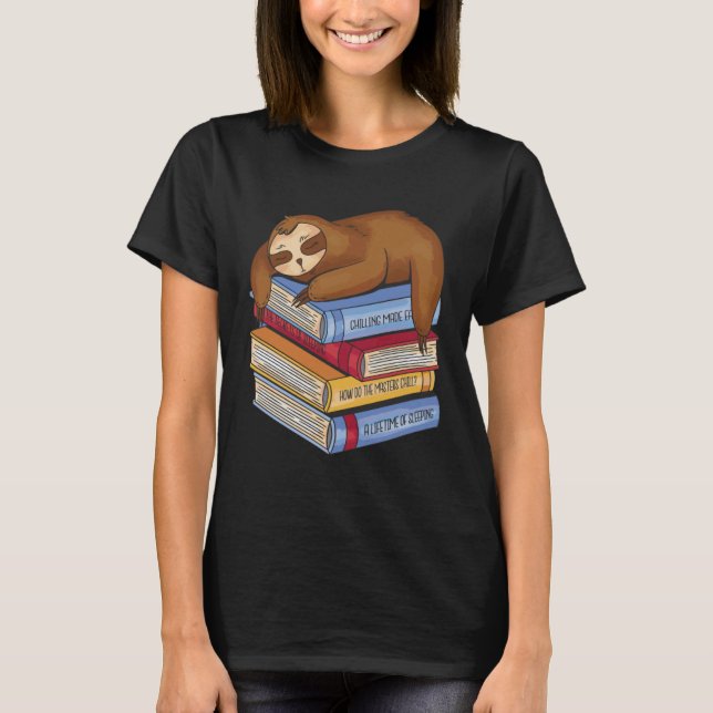 Sloth svänger på en pil på Bokar T Shirt (Framsida)