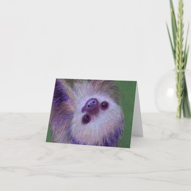 Sloth Tack Kort (Framsida)
