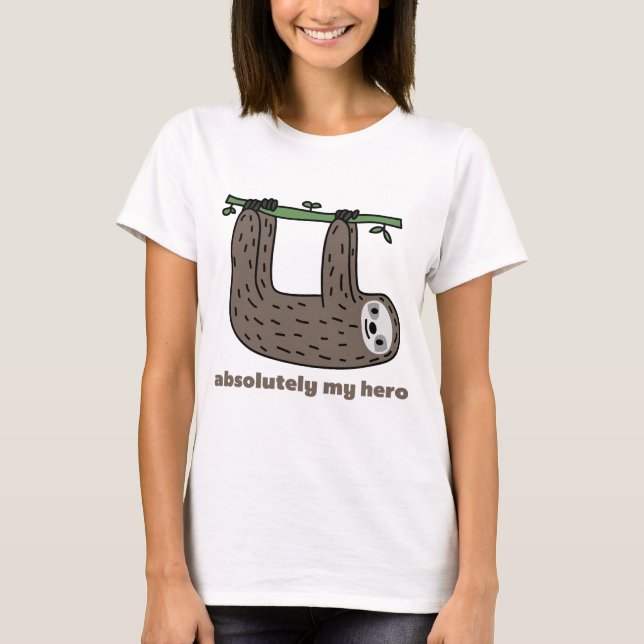 Sloth the Hero Tee (Framsida)