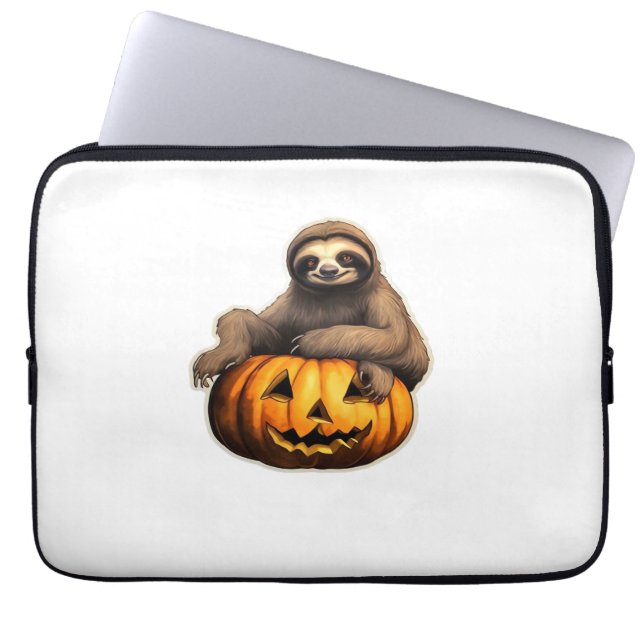 Sloth themed halloween Oversized T-Shirt Laptop Fodral (Framsidan)