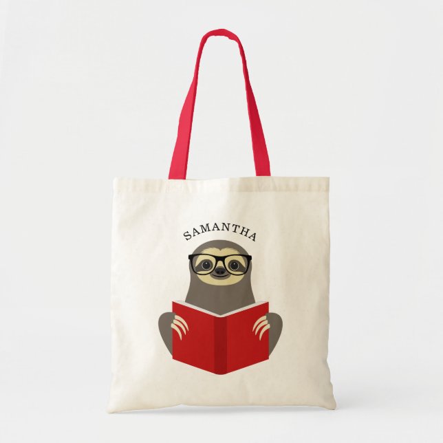 Sloth Tote bags Tygkasse (Framsidan)