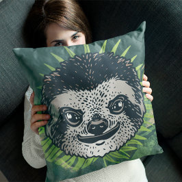 Sloth Tropical Amazon Kudde