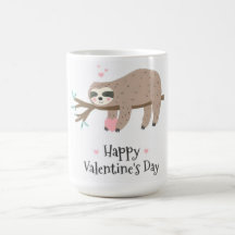 Sloth Valentine's Day Mugg