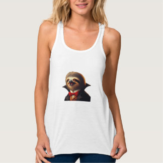 Sloth Vampire Classic T-Shirt Linne Med Racerback