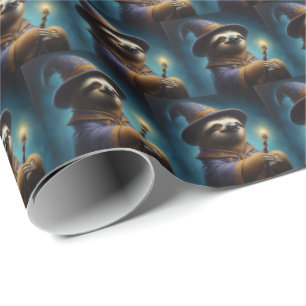 Sloth Wizard Presentpapper