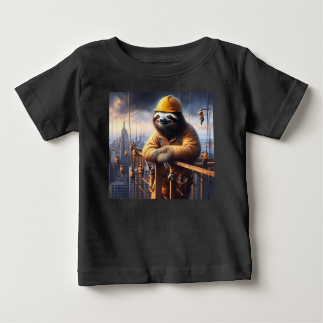 Sloth Working the High Steel T Shirt (Framsida)