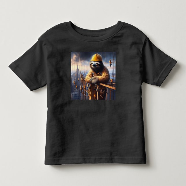 Sloth Working the High Steel T Shirt (Framsida)