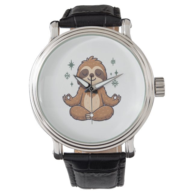 Sloth Yoga Sloth Armbandsur (Framsida)