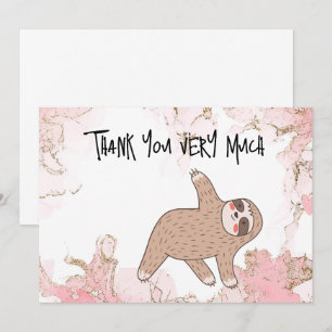 SLOTH Yoga (tack för ditt kort för SLOTH älskare)