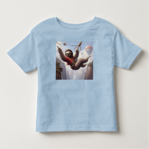 Sloth Ziplining T Shirt
