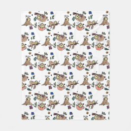 Slothblancket Fleecefilt