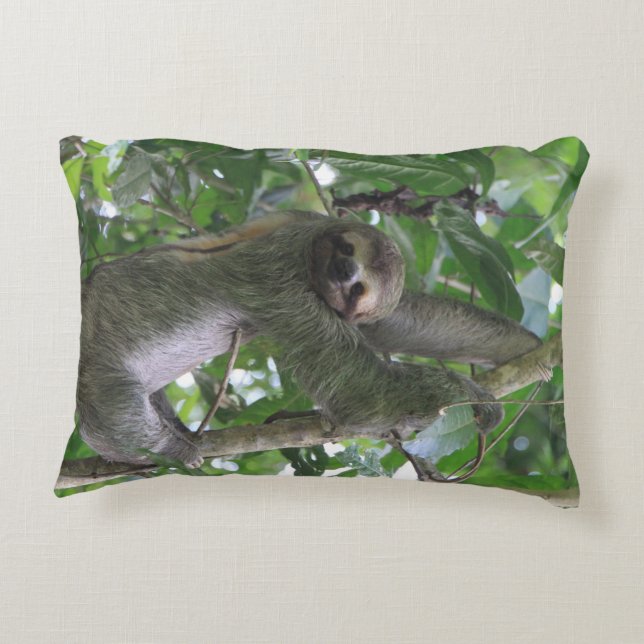 Slothen kudder prydnadskudde (Baksidan)