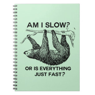 Slothförmiddag som jag saktar? anteckningsbok
