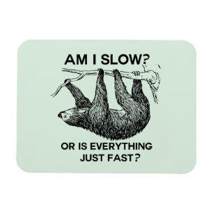 Slothförmiddag som jag saktar? magnet