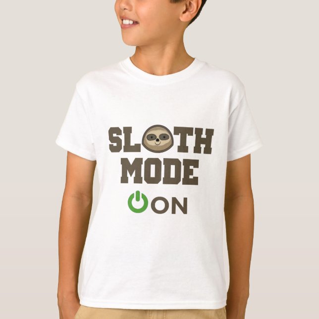 Slothfunktionsläge på tee shirt (Framsida)