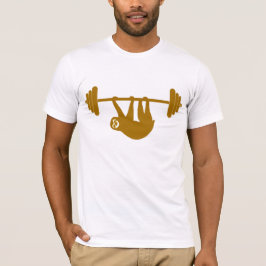 Slothidrottshallutslagsplats (guld) t-shirt