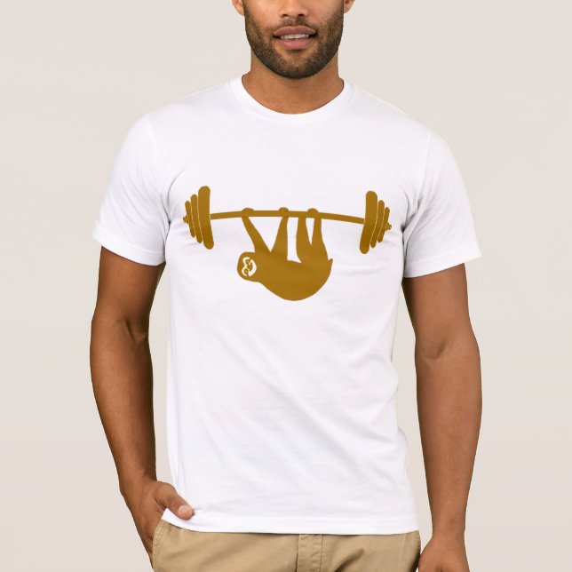 Slothidrottshallutslagsplats (guld) t-shirt (Framsida)