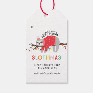 Slothjul Presentetikett