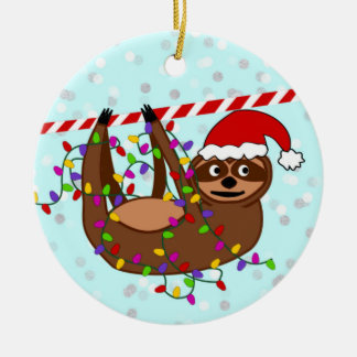 Slothjulprydnad, julljus, julgransprydnad keramik