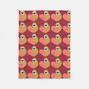 Slothkärlek Fleecefilt