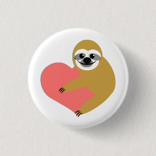 Slothkärlek Knapp
