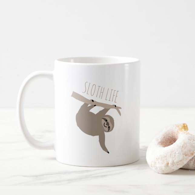 Slothlivmugg Kaffemugg (Med munk)