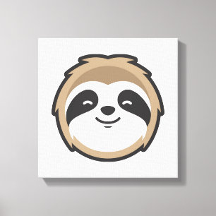 Slothmaskot Canvastryck