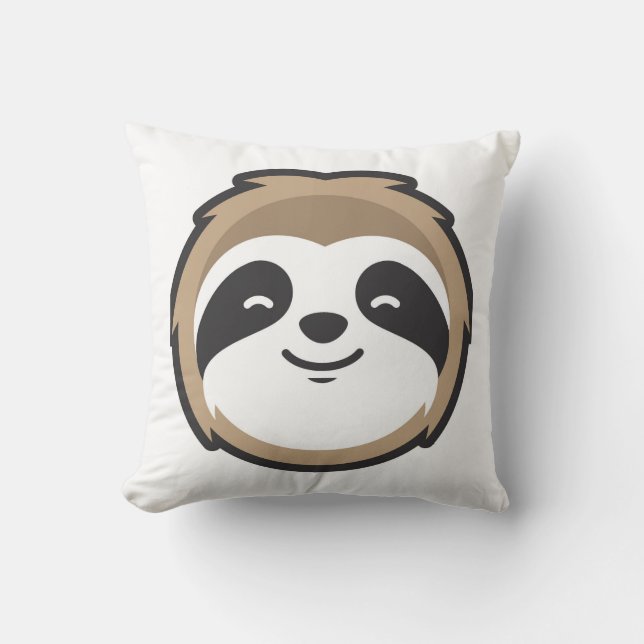 Slothmaskot Kudde (Framsida)